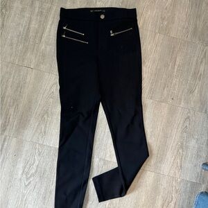 Zara Stretchy Zipper Leggings